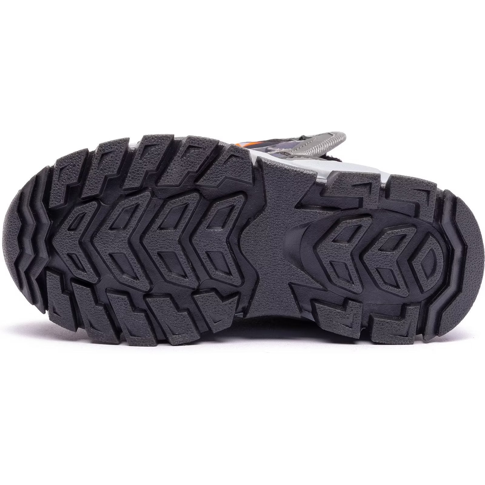 Boys Snow Boots Winter Waterproof Slip Resistant Shoes Orange/Grey,11 Little Kid