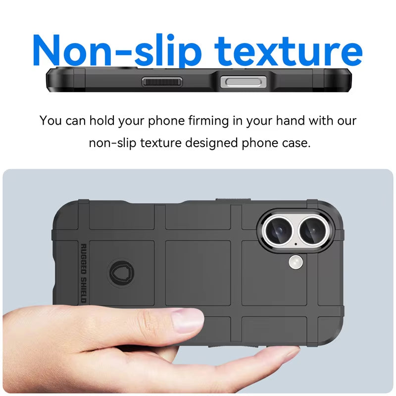 For Iphone 16 Case for Apple Iphone 16 plus 16 Pro Max Cover Shockproof Armor Rubber Protective Phone Back Cover for Iphone 16