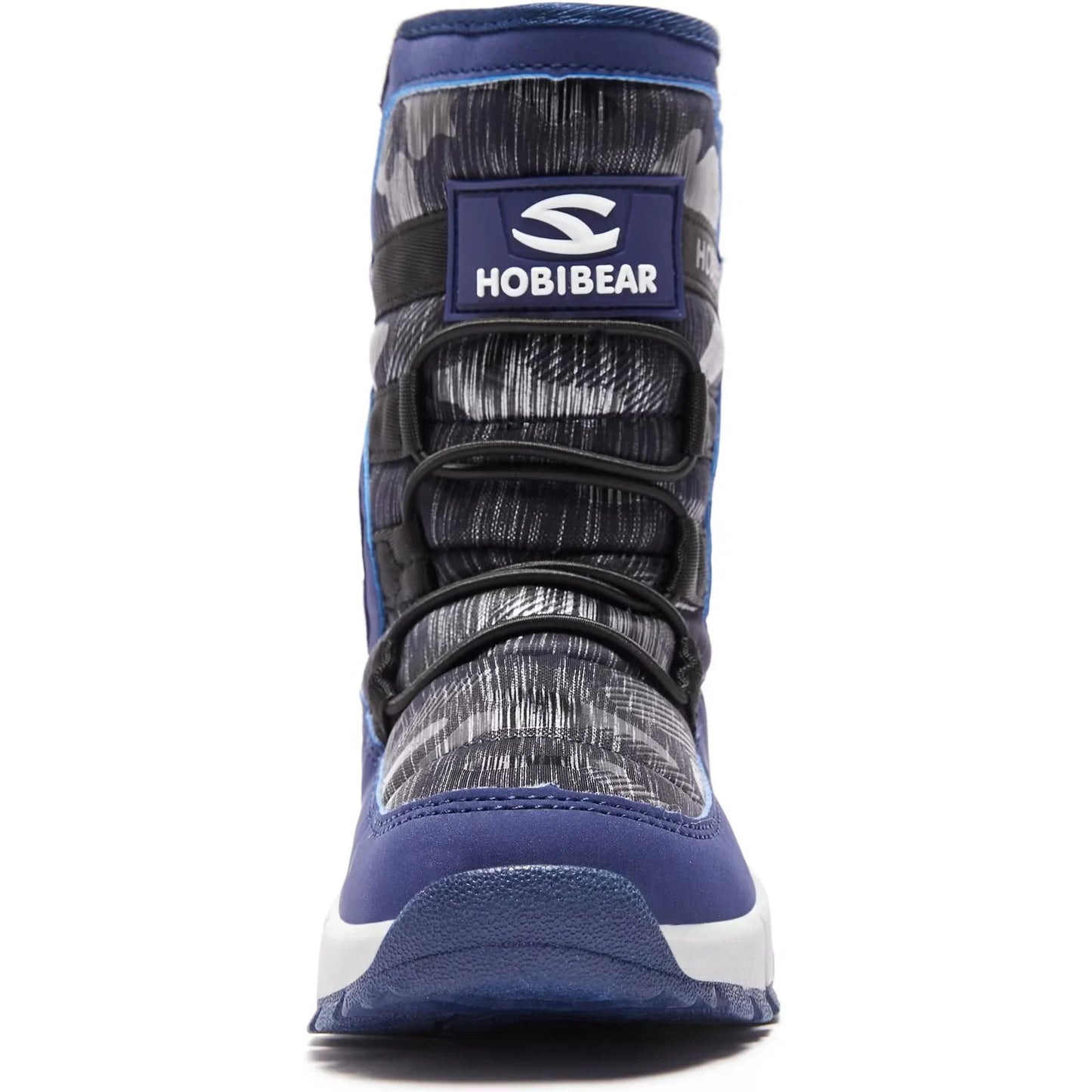 Boys Snow Boots Winter Waterproof Slip Resistant Shoes Blue,10 Toddler