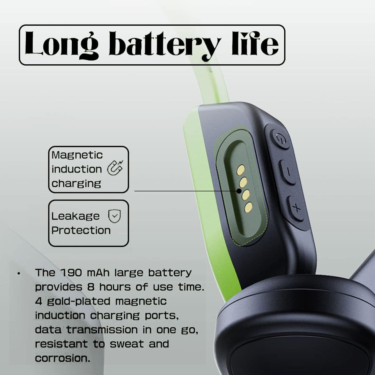 Bone Conduction Headphones Swimming Headphones Bluetooth Open Ear Headphones IPX8 Waterproof Underwater Headphones for Swimming with 8G Memory