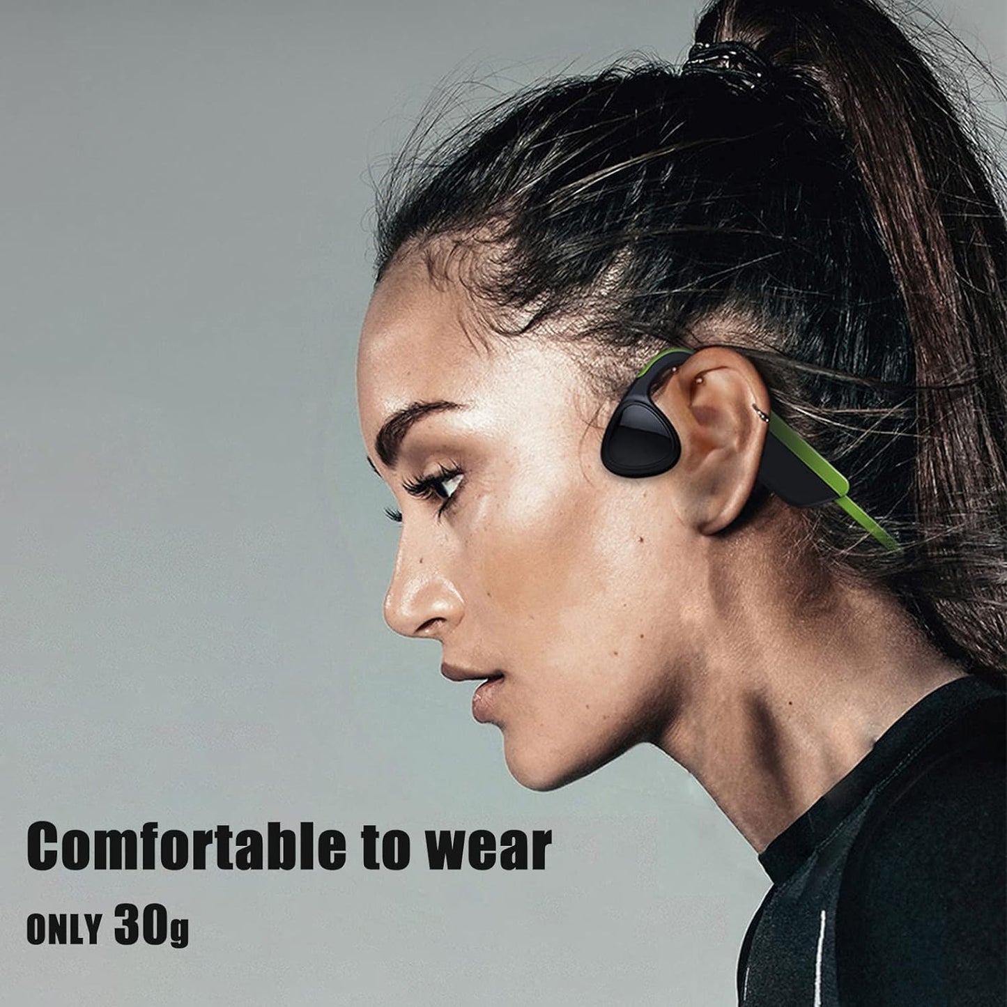 Bone Conduction Headphones Swimming Headphones Bluetooth Open Ear Headphones IPX8 Waterproof Underwater Headphones for Swimming with 8G Memory